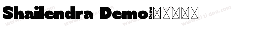 Shailendra Demo字体转换